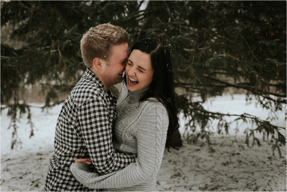 Chatham-Kent Engagement Photographer | Brittany VanRuymbeke Photos + Films | Snowy Engagement | Winter Engagement Session