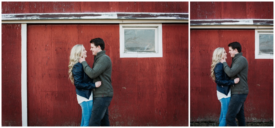 Sarnia Engagement Photographer | Brittany VanRuymbeke Photos + Films | Fun Rustic Farm Engagement Session