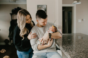 Relaxing Newborn Session at Home