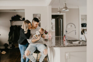 Relaxing Newborn Session at Home