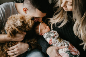 Relaxing Newborn Session at Home