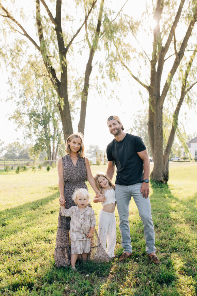 A Summer Lifestyle Photography Session at home in Chatham-Kent