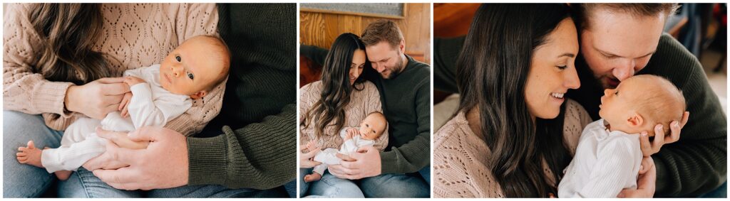 Chatham-kent Newborn session in a small home