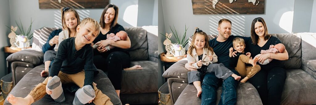 Why your home is the perfect location for family photos.Candid Family Photos at home. Brittany VanRuymbeke Chatham-Kent Family Photographer
