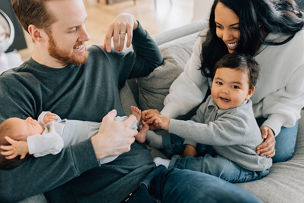 How To Include Older Siblings in Newborn Session - Chatham-Kent Newborn Photographer