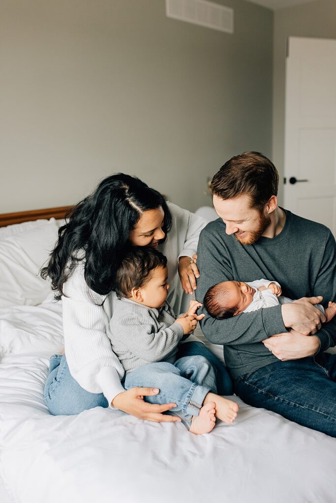 How To Include Older Siblings in Newborn Session - Chatham-Kent Newborn Photographer