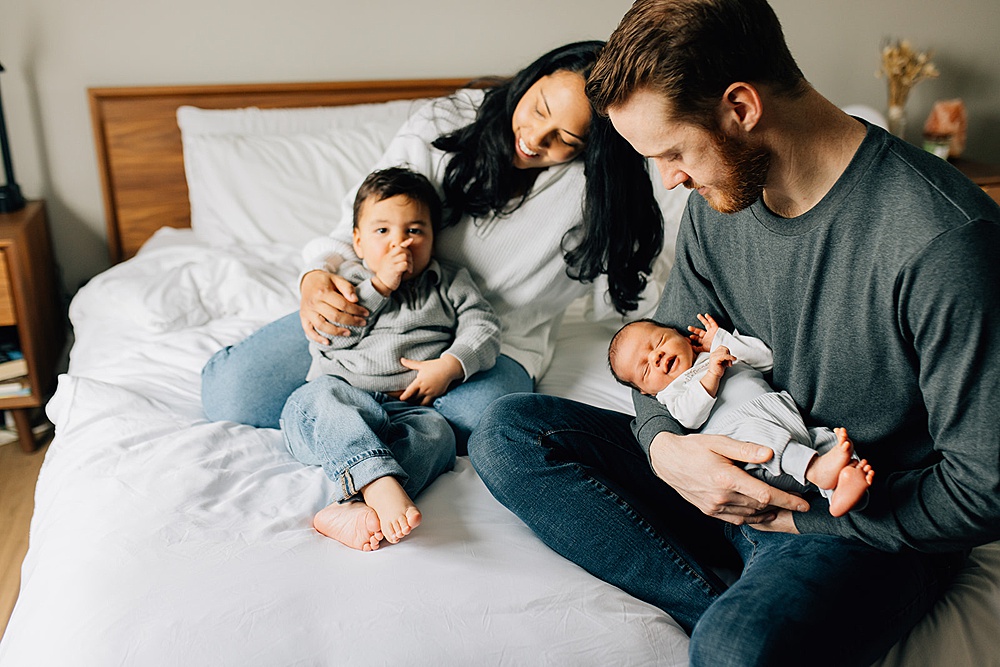 How To Include Older Siblings in Newborn Session - Chatham-Kent Newborn Photographer