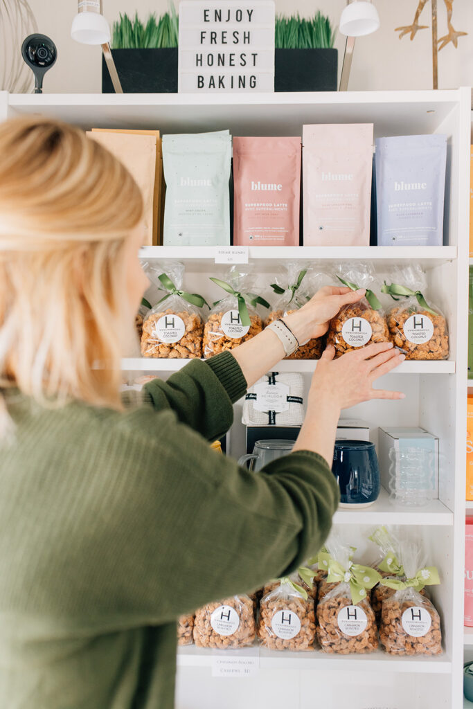 Behind the scenes of a Sarnia brand photography session with female business owner