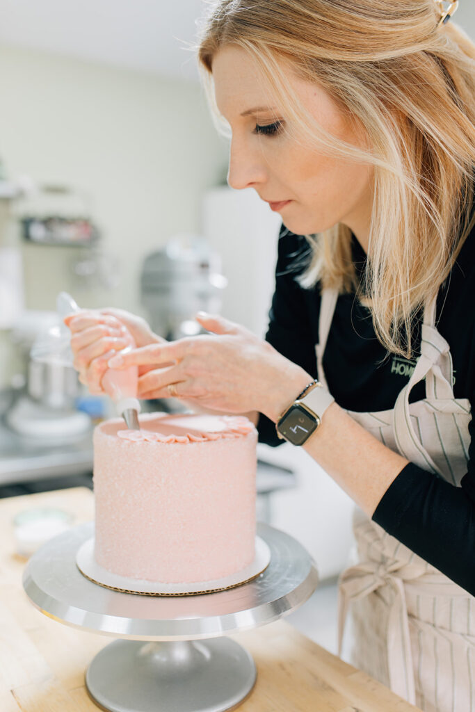 Behind the scenes of a Sarnia brand photography session with female business owner