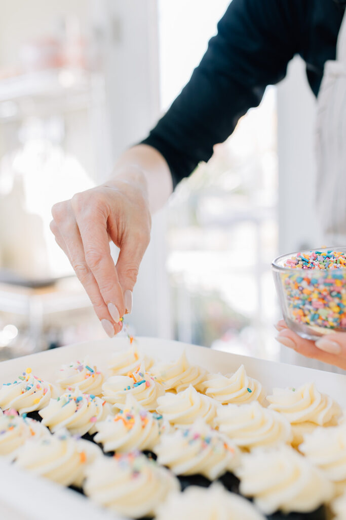 Behind the scenes of a Sarnia brand photography session with female business owner